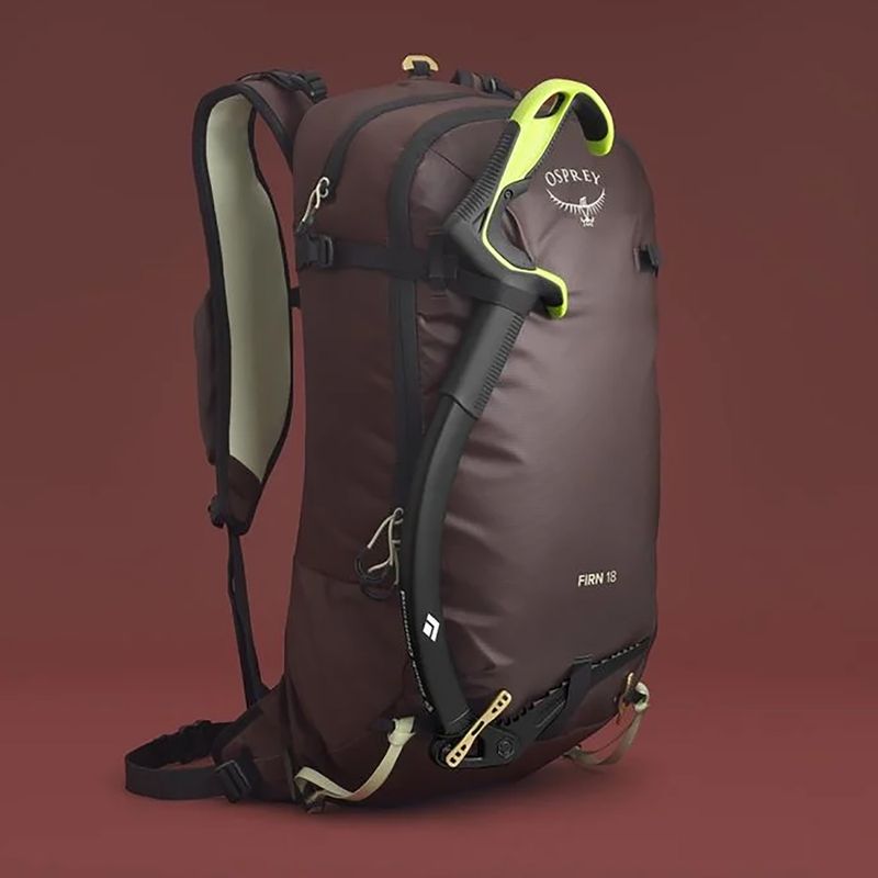 Ski touring kuprinė Osprey Firn 18 l elderberry purple/peppermint green 9