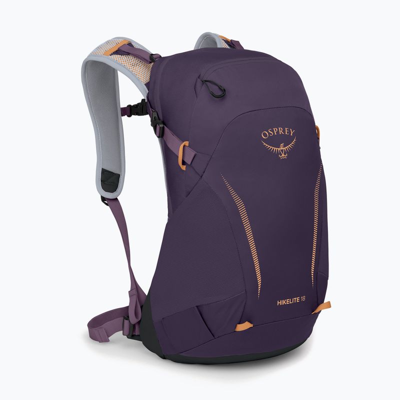 Turistinė kuprinė Osprey Hikelite 18 l purple ink / purple dusk / cheddar orange 2