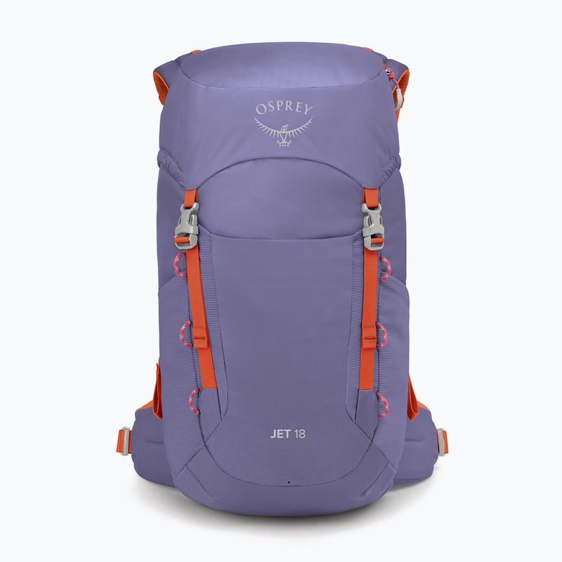 Vaikiška turistinė kuprinė Osprey Jet 18 l euphoria purple/ mars orange