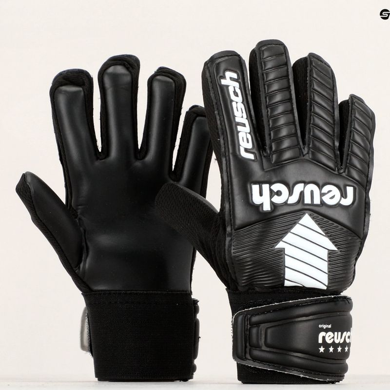 Reusch Legacy Arrow Solid Junior vaikiškos vartininko pirštinės juodos 5372504-7700 10