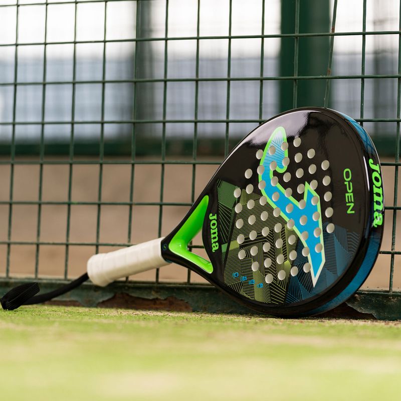 Padelio raketė Joma Open Paddle black/fluor turquoise 12