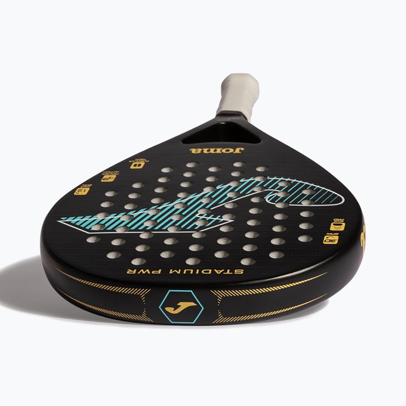 Padelio raketė Joma Stadium PWR Paddle black/turquoise 10