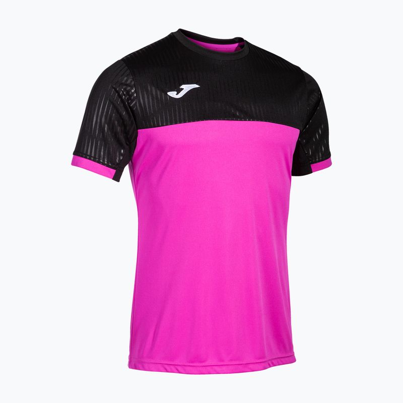 Vyriški teniso marškinėliai Joma Montreal fluorescent pink/black 5