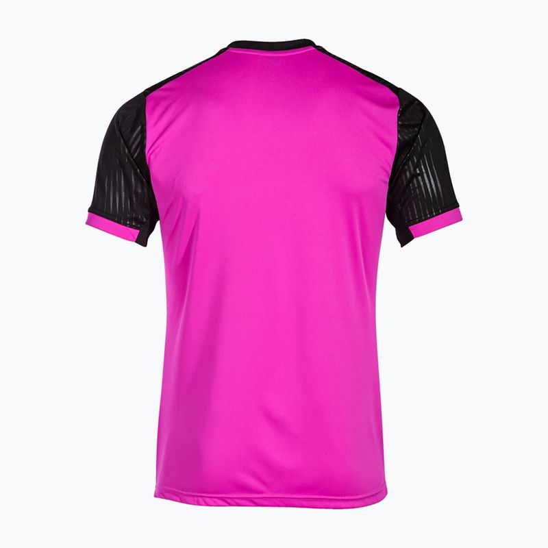 Vyriški teniso marškinėliai Joma Montreal fluorescent pink/black 6