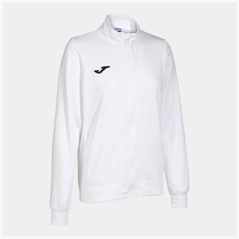 Moteriški bėgimo marškinėliai "Joma Winner II Full Zip", balti 10