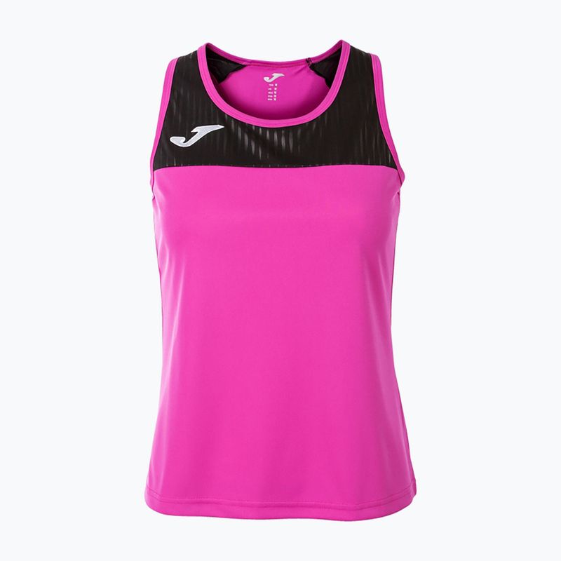 Moteriškas teniso tank topas Joma Montreal fluorescent pink/black 3