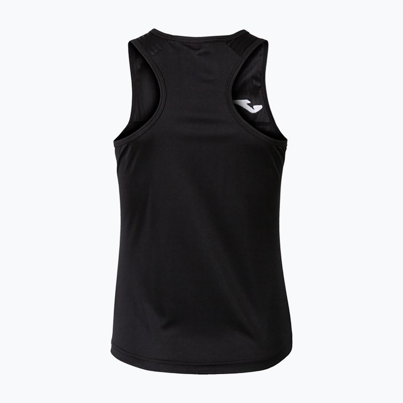 Moteriškas teniso tank topas Joma Montreal black 7