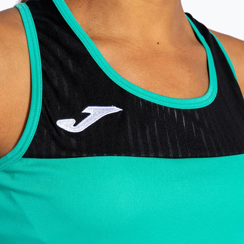 Moteriškas teniso tank topas Joma Montreal green/black 5