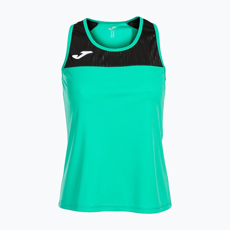 Moteriškas teniso tank topas Joma Montreal green/black 6