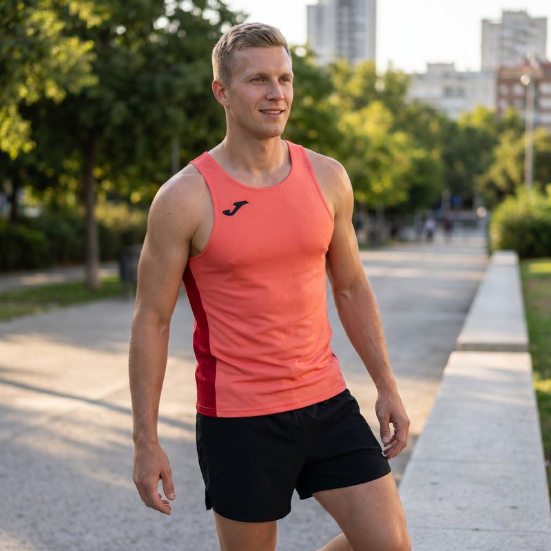 Vyriški bėgimo marškinėliai Joma R-Winner fluor orange 7