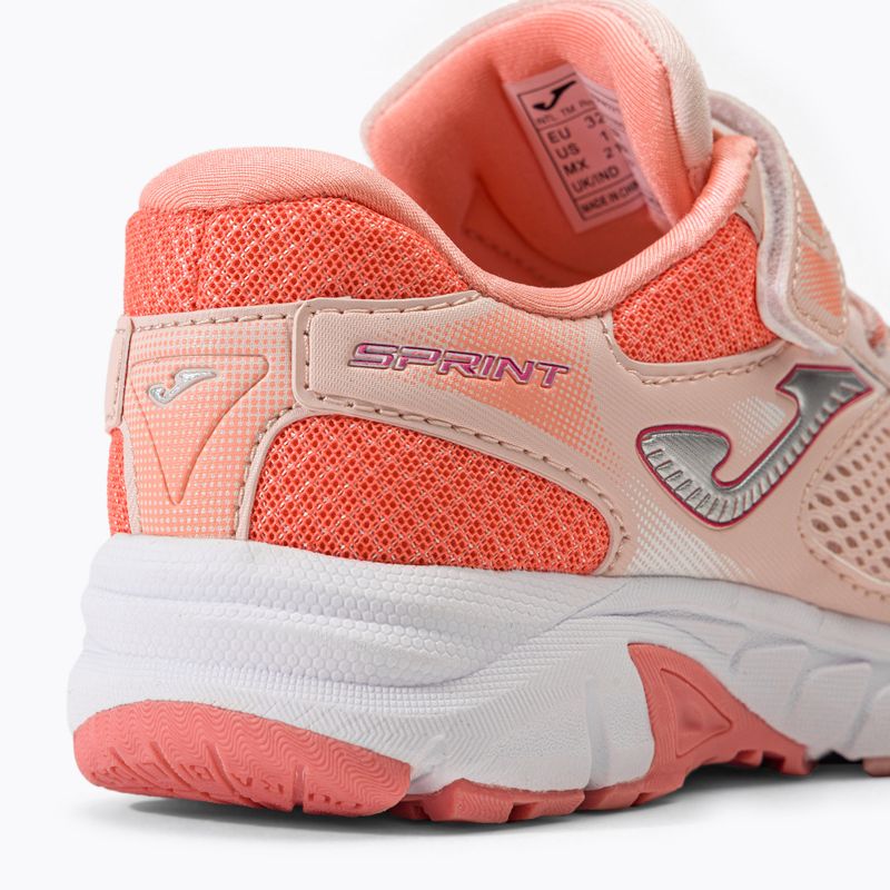 Joma J.Sprint 2213 oranžiniai vaikiški bėgimo bateliai JSPRW2213V 9