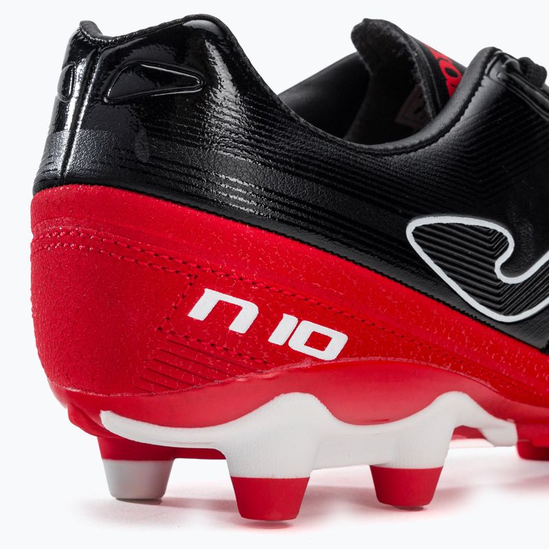 Vyriški futbolo bateliai Joma Numero-10 FG black/red 8