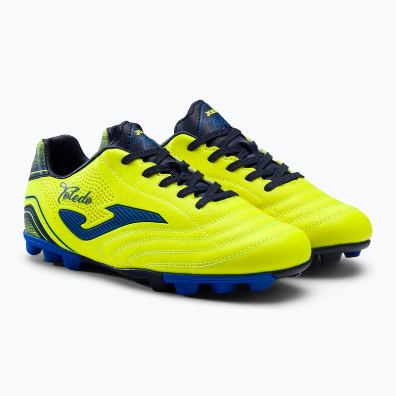Vaikiški futbolo bateliai Joma Toledo HG lemon fluor 3