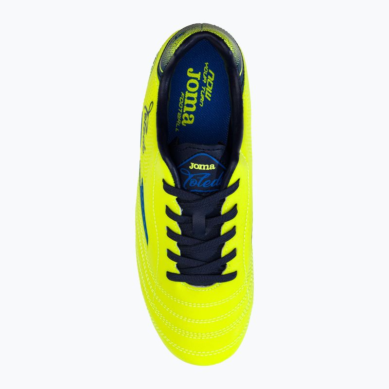 Vaikiški futbolo bateliai Joma Toledo HG lemon fluor 6