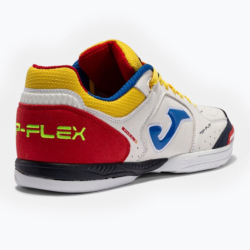 Vyriški futbolo bateliai Joma Top Flex IN white/red 14