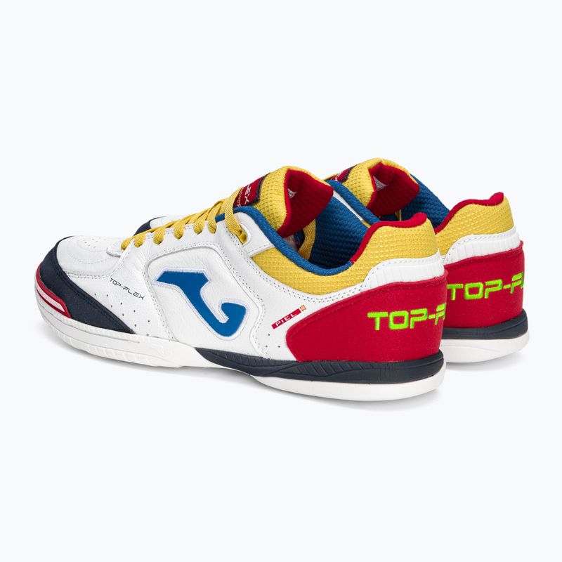 Vyriški futbolo bateliai Joma Top Flex IN white/red 3