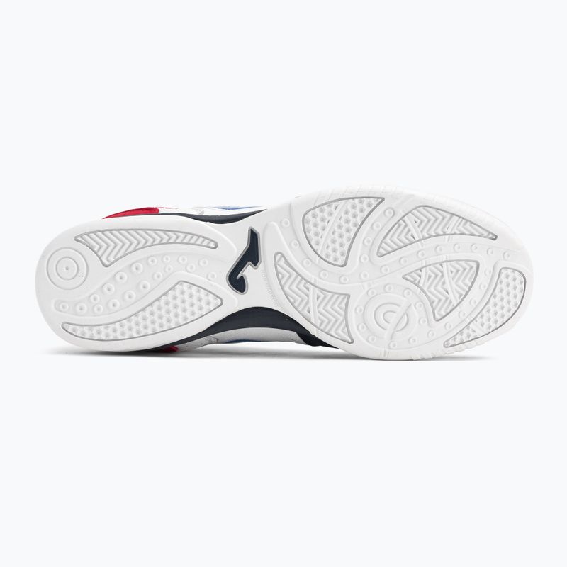 Vyriški futbolo bateliai Joma Top Flex IN white/red 5