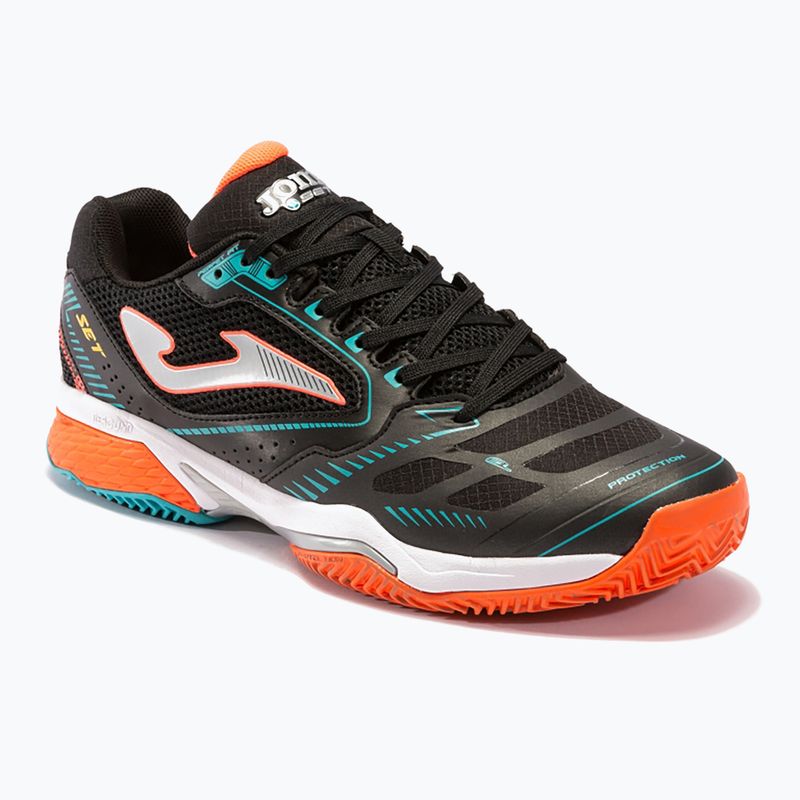 Joma T.Set Clay vyriški juodi teniso bateliai TSETW2201P 10