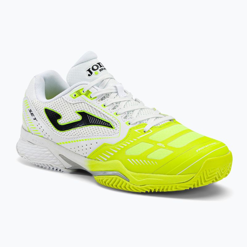 Joma T.Set Clay vyriški baltos ir geltonos spalvos teniso bateliai TSETW2209P