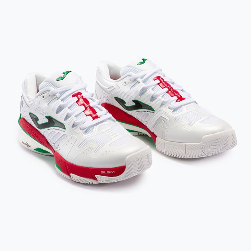 Joma T.Slam vyriški balti teniso bateliai TSLAMW2202P 11