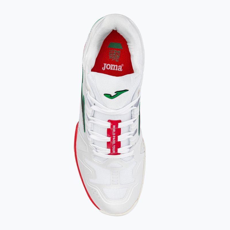 Joma T.Slam vyriški balti teniso bateliai TSLAMW2202P 6