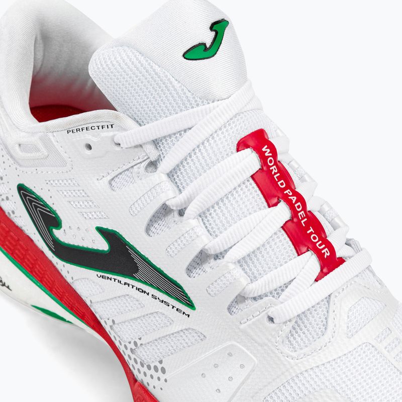 Joma T.Slam vyriški balti teniso bateliai TSLAMW2202P 8