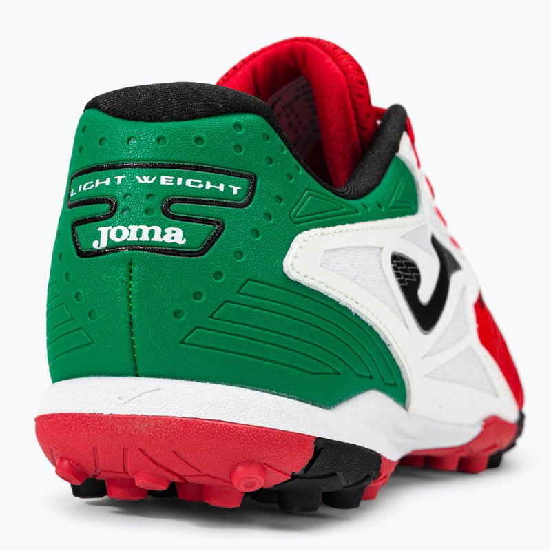 Vyriški futbolo bateliai Joma Cancha TF red/white/green 9