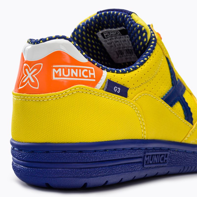 Vaikiški futbolo bateliai MUNICH G-3 Kid Profit yellow 9