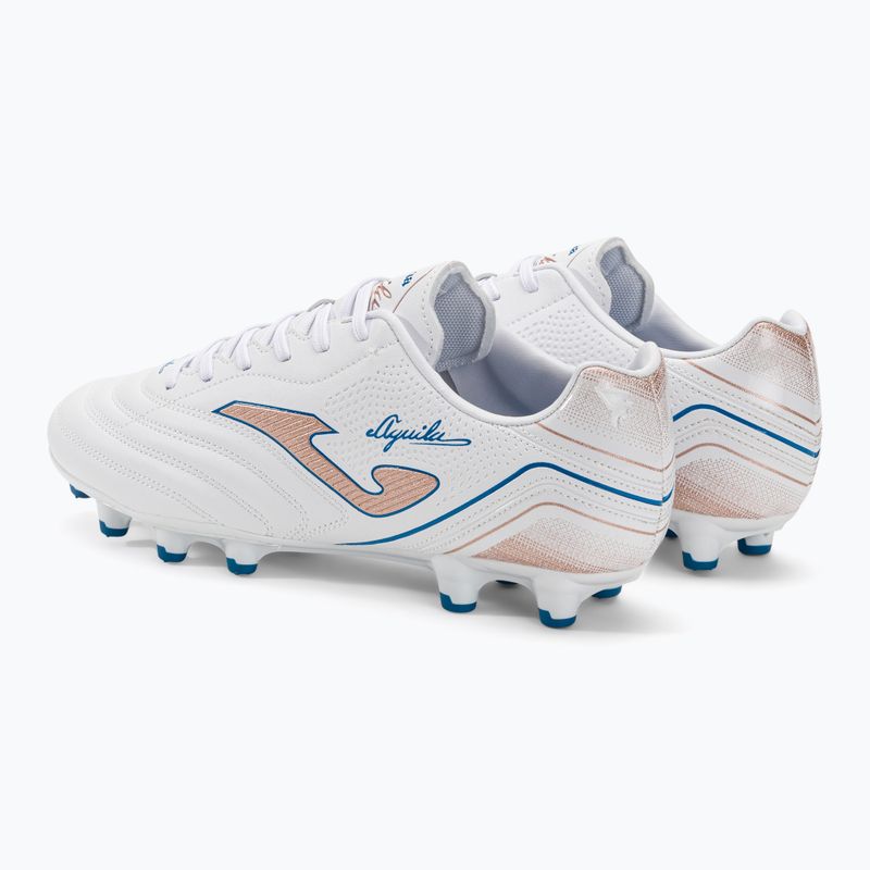 Vyriški futbolo bateliai Joma Aguila FG white/gold 3