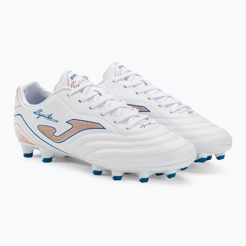 Vyriški futbolo bateliai Joma Aguila FG white/gold 4