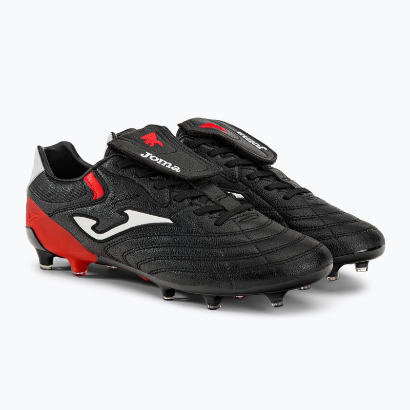 Vyriški futbolo bateliai Joma Aguila Cup FG black/red 4