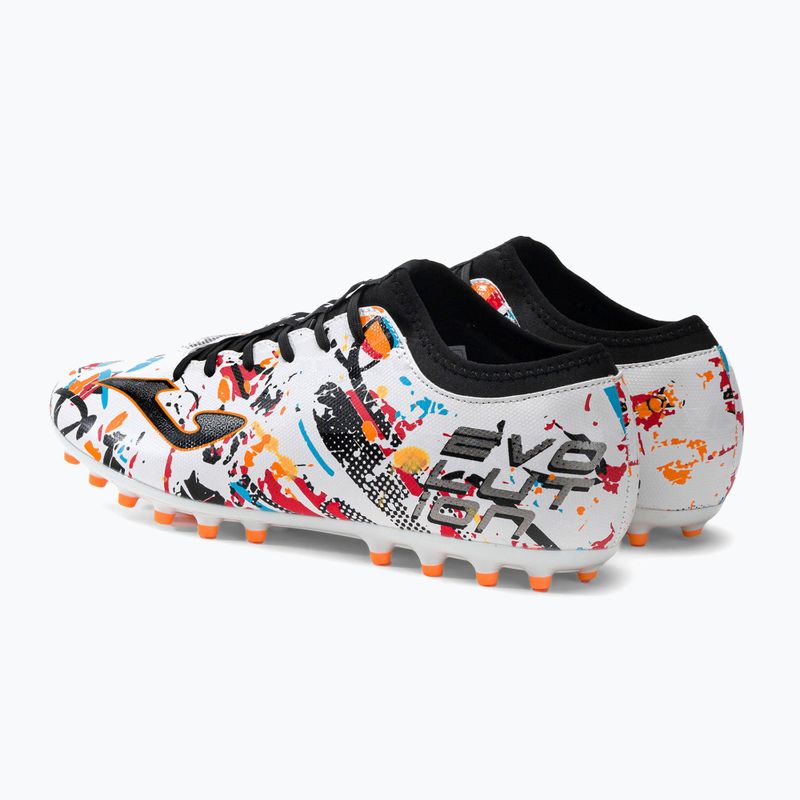 Vyriški futbolo bateliai Joma Evolution AG white/black/orange 3