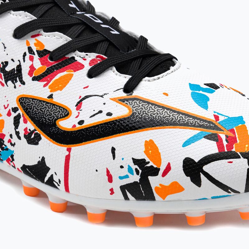 Vyriški futbolo bateliai Joma Evolution AG white/black/orange 7