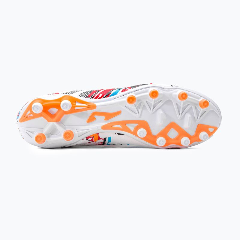 Vyriški futbolo bateliai Joma Evolution FG white/black/orange 5