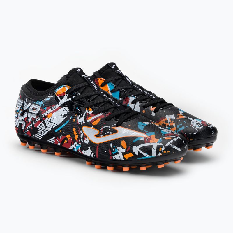 Vyriški futbolo bateliai Joma Evolution AG black/white/red 4