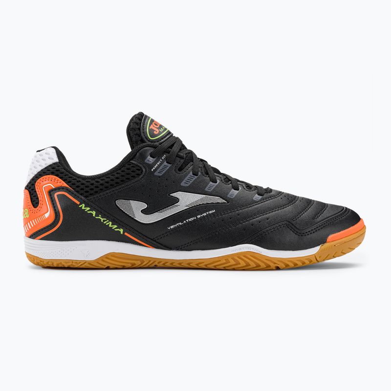 Vyriški futbolo bateliai Joma Maxima IN black/orange 2