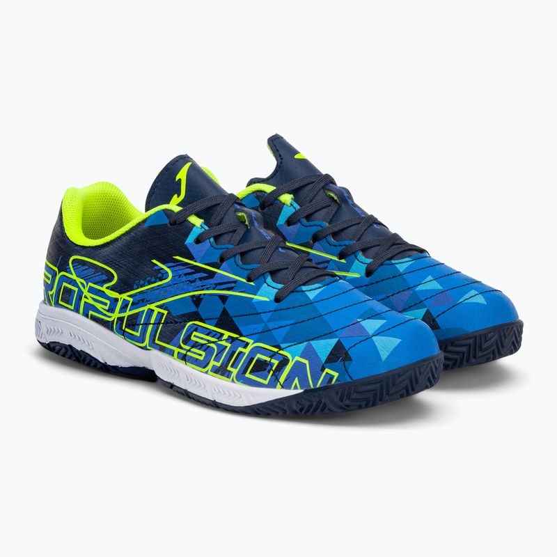 Vaikiški futbolo bateliai Joma Propulsion IN navy/yellow 4