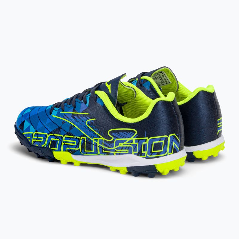 Vaikiški futbolo bateliai Joma Propulsion TF navy/yellow 3