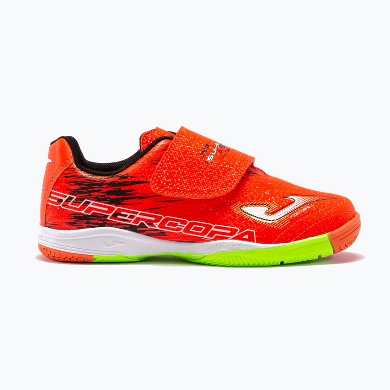 Vaikiški futbolo bateliai Joma Super Copa IN coral/green fluor 11