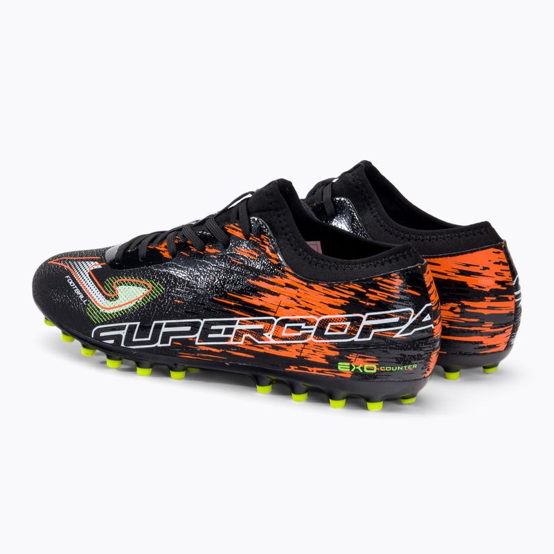 Vyriški futbolo bateliai Joma Super Copa AG black/coral 3