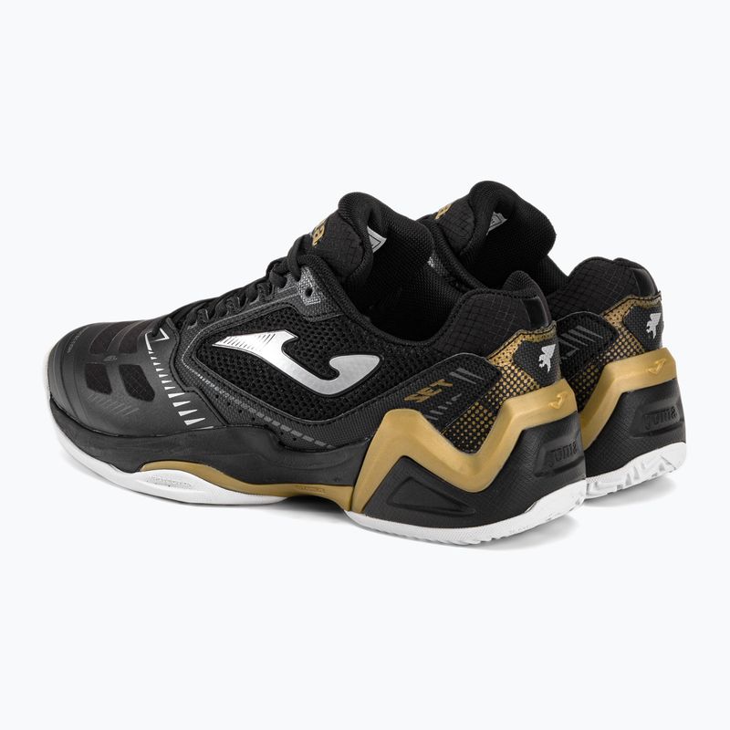 Joma T.Set Clay moteriški juodi teniso bateliai TSELS2301P 3