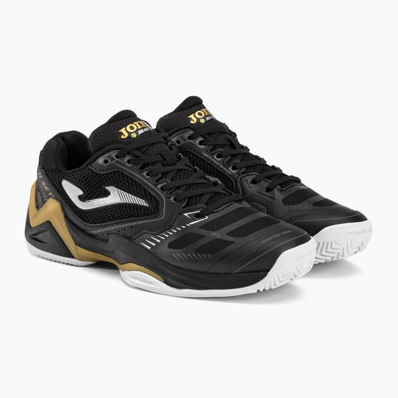 Joma T.Set Clay moteriški juodi teniso bateliai TSELS2301P 4