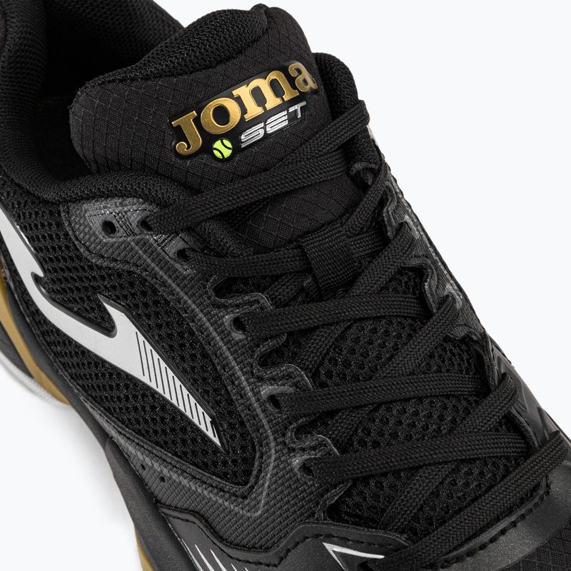 Joma T.Set Clay moteriški juodi teniso bateliai TSELS2301P 8