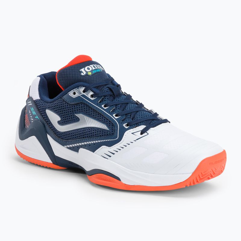 Joma T.Set CLAY vyriški tamsiai mėlyni ir balti teniso bateliai TSETS2332P