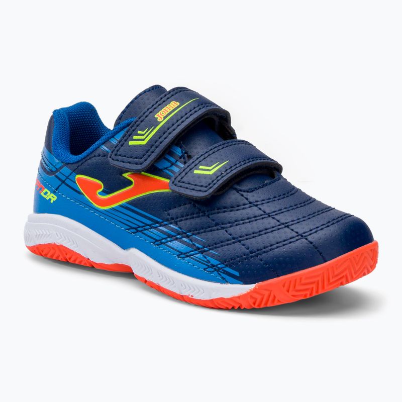 Vaikiški futbolo bateliai Joma Xpander IN navy/orange fluor