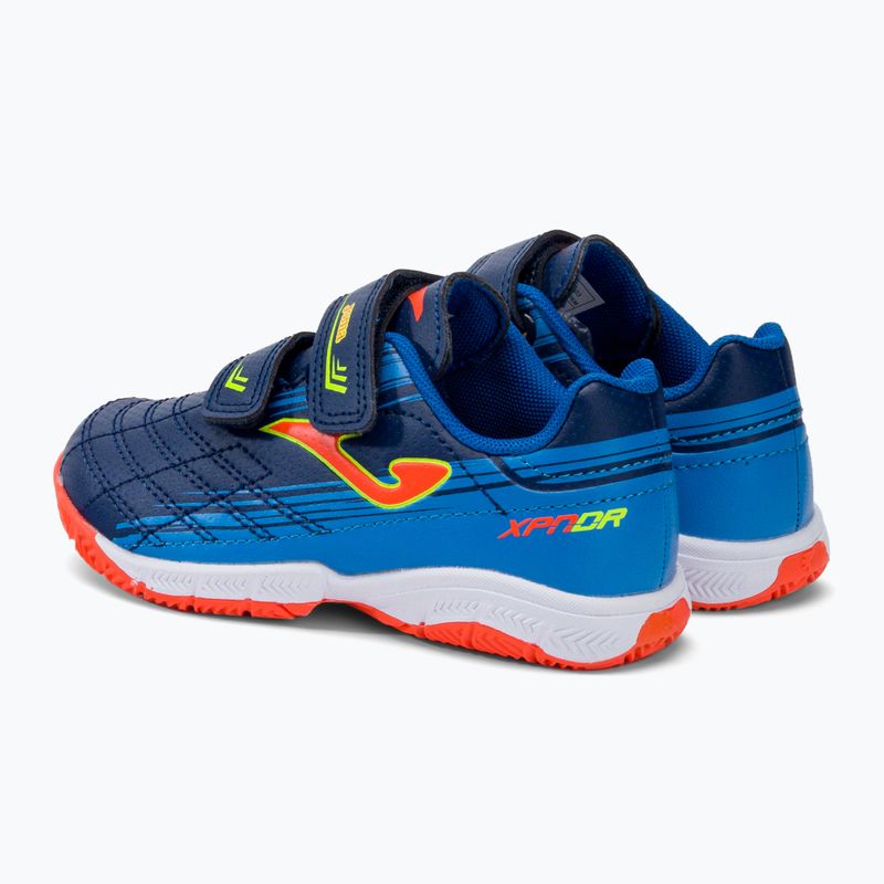 Vaikiški futbolo bateliai Joma Xpander IN navy/orange fluor 3