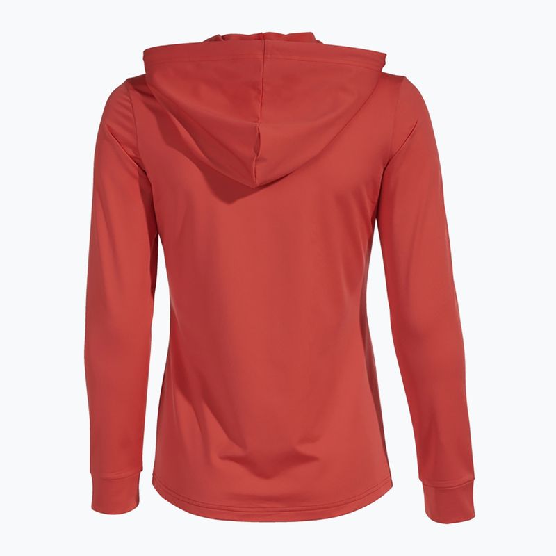 Moteriškas teniso džemperis Joma Sculpture II Zip-Up Hoodie red 7