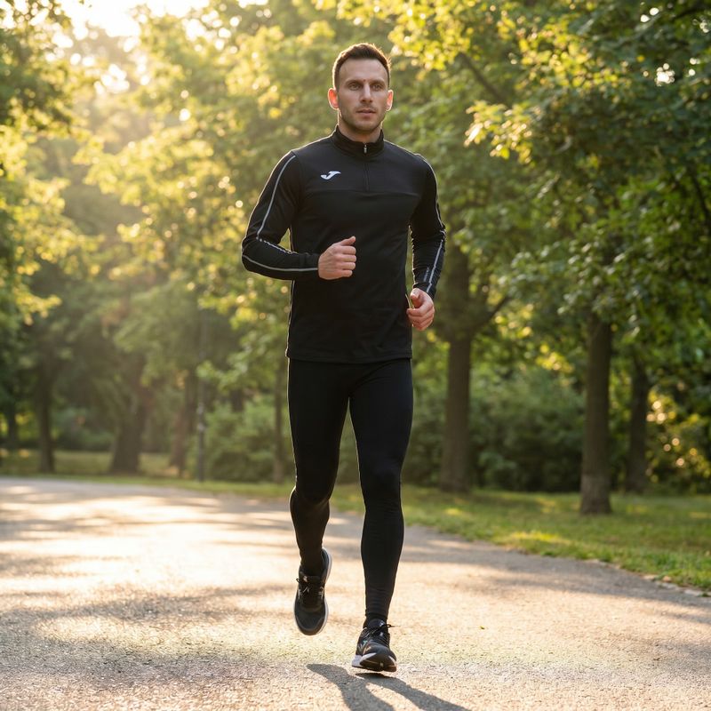 Vyriški bėgimo marškinėliai Joma R-Trail Nature juodos spalvos 103172.100 13