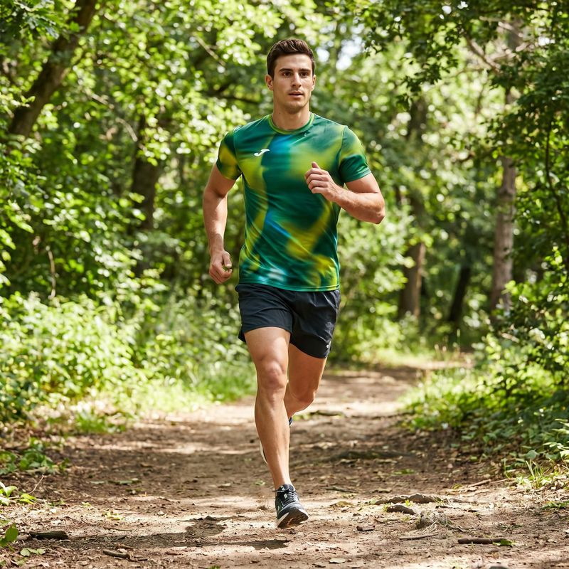 Vyriški bėgimo marškinėliai Joma R-Trail Nature green 9