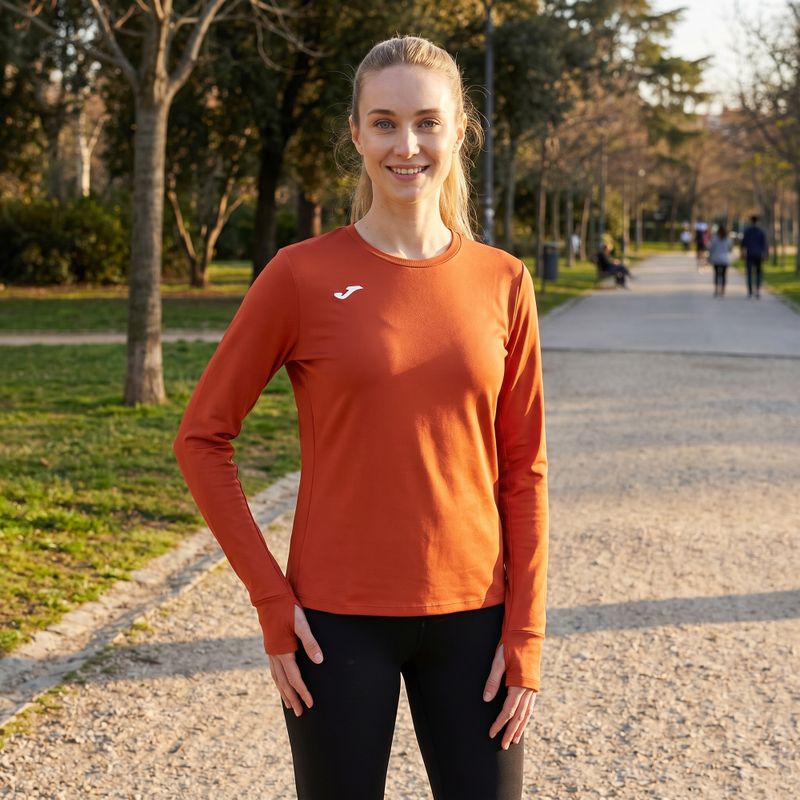 Joma R-Nature moteriškas bėgimo džemperis raudonas 901822.624 11